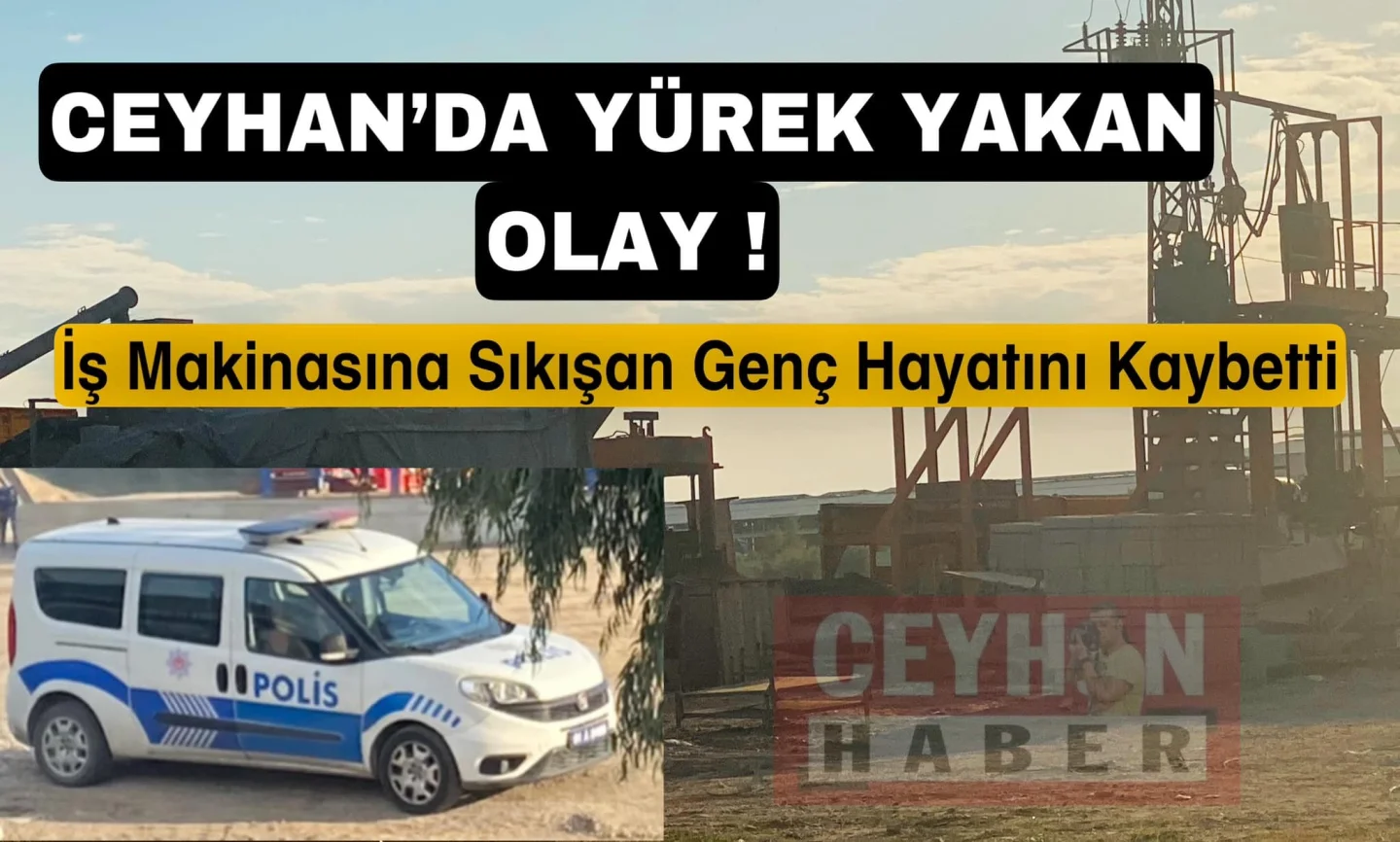 İş Makinasına Sıkışan Genç Hayatını Kaybetti